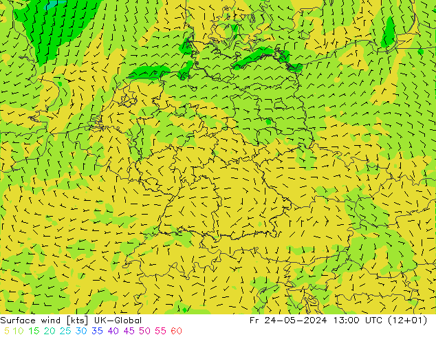 Bodenwind UK-Global Fr 24.05.2024 13 UTC