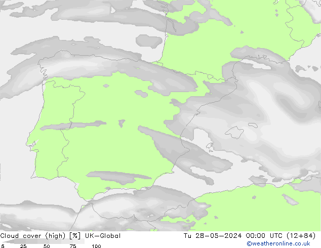 облака (средний) UK-Global вт 28.05.2024 00 UTC