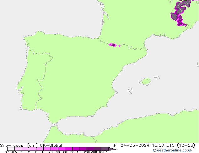 Snow accu. UK-Global Sex 24.05.2024 15 UTC