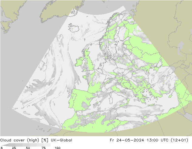 Nubes altas UK-Global vie 24.05.2024 13 UTC