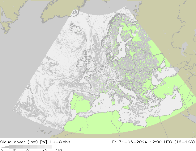 Wolken (tief) UK-Global Fr 31.05.2024 12 UTC