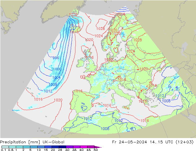 Niederschlag UK-Global Fr 24.05.2024 15 UTC