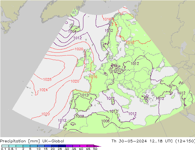 Niederschlag UK-Global Do 30.05.2024 18 UTC