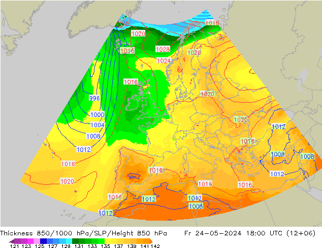 Thck 850-1000 hPa UK-Global Pá 24.05.2024 18 UTC