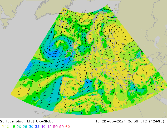 Bodenwind UK-Global Di 28.05.2024 06 UTC