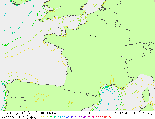 Isotachs (mph) UK-Global Ter 28.05.2024 00 UTC