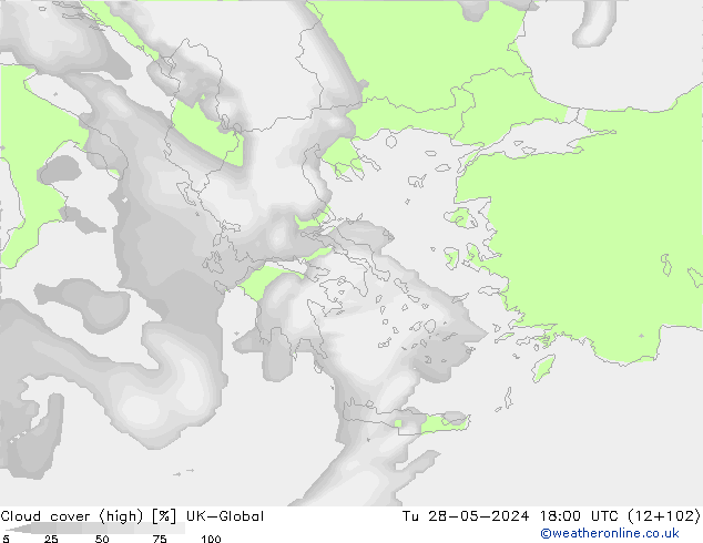 zachmurzenie (wysokie) UK-Global wto. 28.05.2024 18 UTC