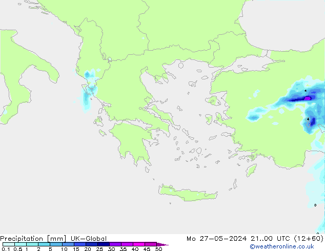 Precipitation UK-Global Mo 27.05.2024 00 UTC