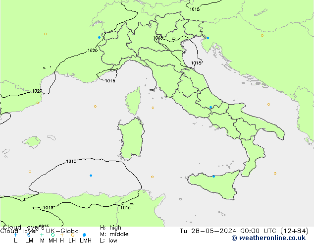 Cloud layer UK-Global Ter 28.05.2024 00 UTC