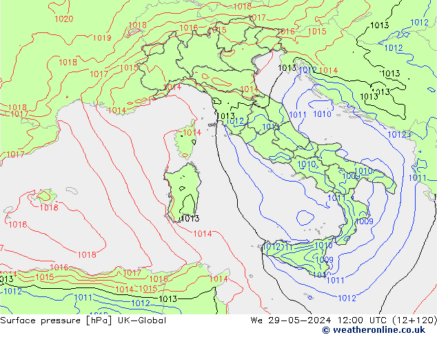 ciśnienie UK-Global śro. 29.05.2024 12 UTC