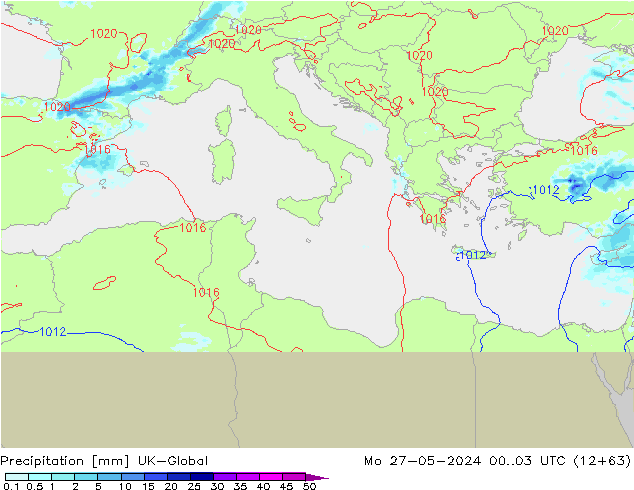 Precipitation UK-Global Mo 27.05.2024 03 UTC