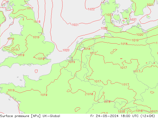 Yer basıncı UK-Global Cu 24.05.2024 18 UTC