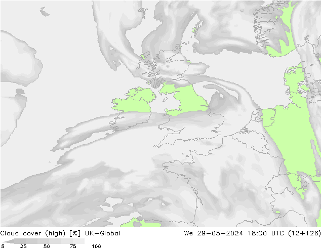 zachmurzenie (wysokie) UK-Global śro. 29.05.2024 18 UTC