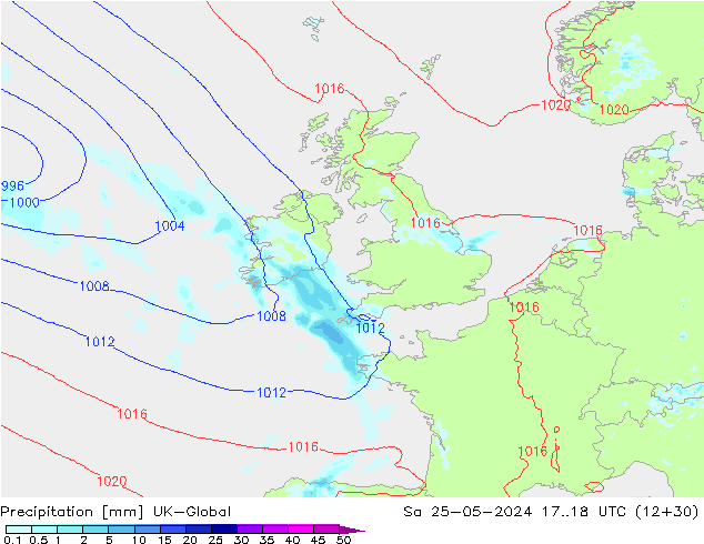 Srážky UK-Global So 25.05.2024 18 UTC