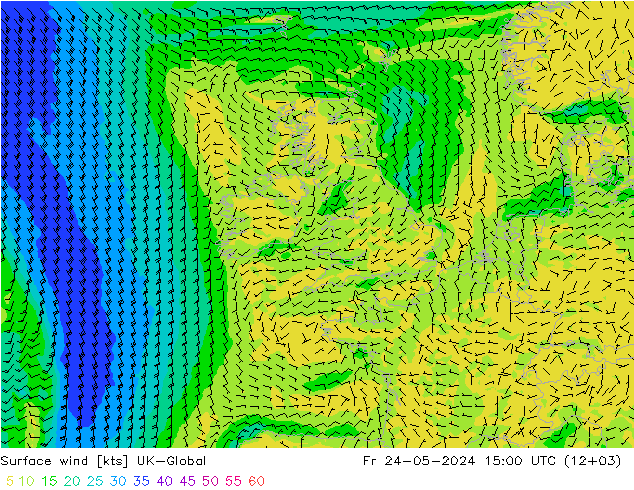 wiatr 10 m UK-Global pt. 24.05.2024 15 UTC