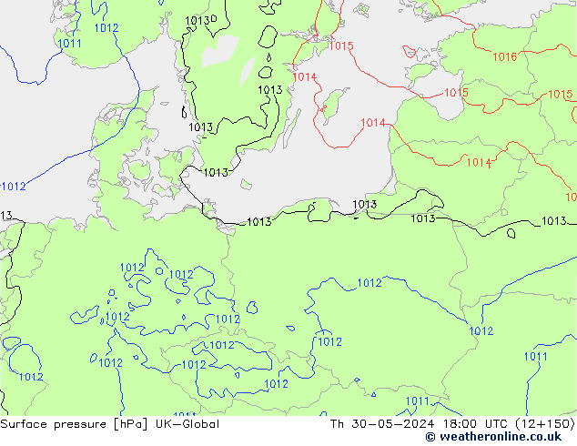 pression de l'air UK-Global jeu 30.05.2024 18 UTC