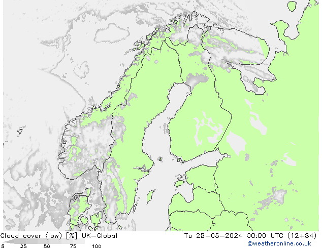 облака (низкий) UK-Global вт 28.05.2024 00 UTC