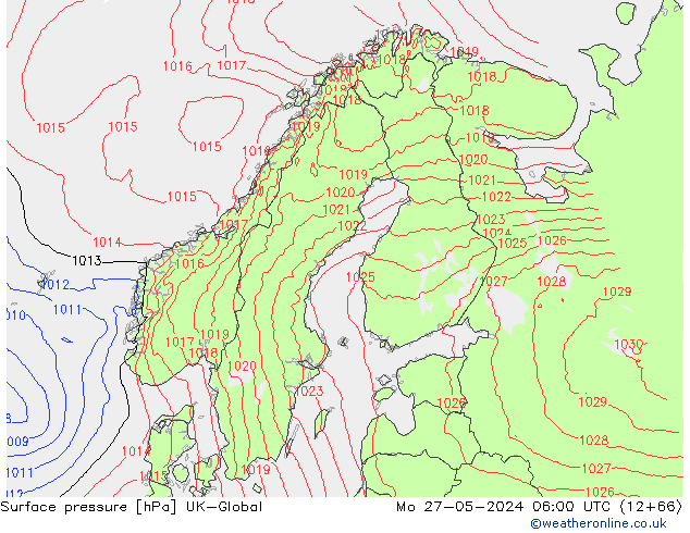 Bodendruck UK-Global Mo 27.05.2024 06 UTC
