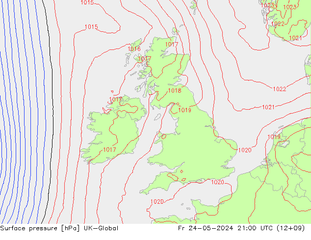 Yer basıncı UK-Global Cu 24.05.2024 21 UTC