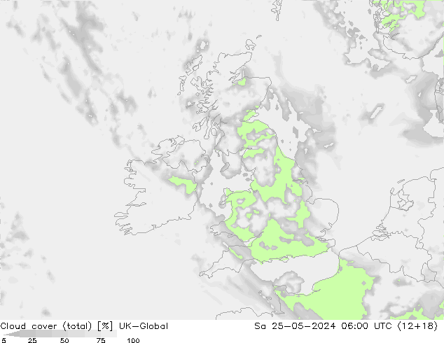 Bulutlar (toplam) UK-Global Cts 25.05.2024 06 UTC