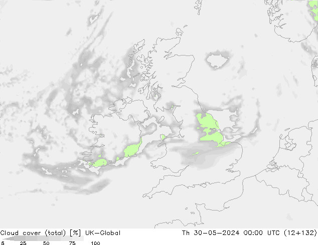 Bulutlar (toplam) UK-Global Per 30.05.2024 00 UTC