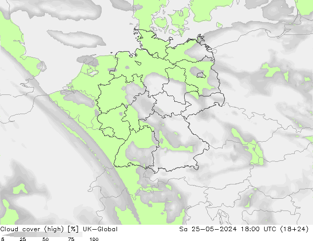 Bulutlar (yüksek) UK-Global Cts 25.05.2024 18 UTC