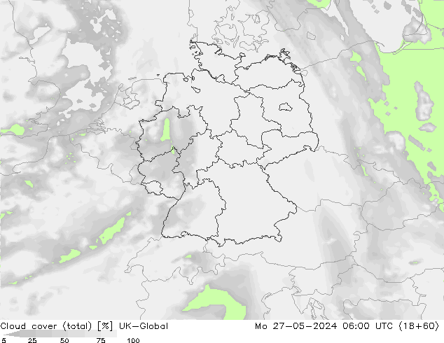 Bulutlar (toplam) UK-Global Pzt 27.05.2024 06 UTC