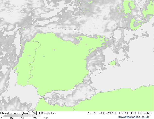 nízká oblaka UK-Global Ne 26.05.2024 15 UTC