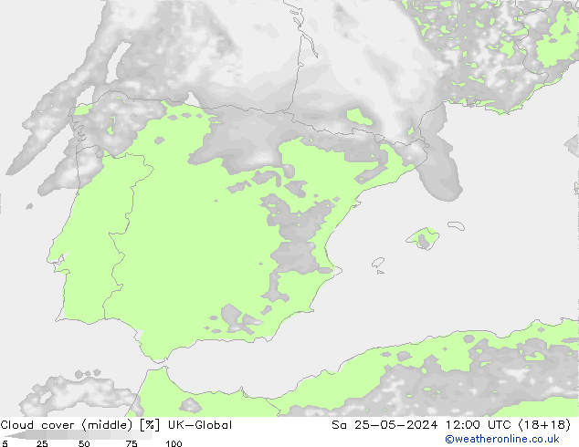 nuvens (médio) UK-Global Sáb 25.05.2024 12 UTC