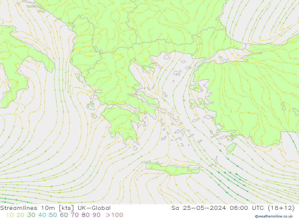 Rüzgar 10m UK-Global Cts 25.05.2024 06 UTC