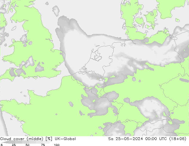 Wolken (mittel) UK-Global Sa 25.05.2024 00 UTC