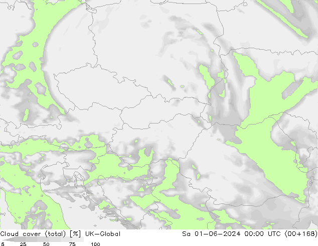 nuvens (total) UK-Global Sáb 01.06.2024 00 UTC