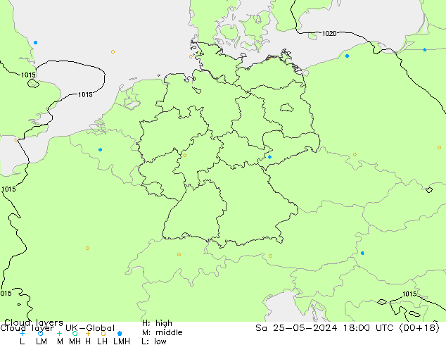 Cloud layer UK-Global sam 25.05.2024 18 UTC