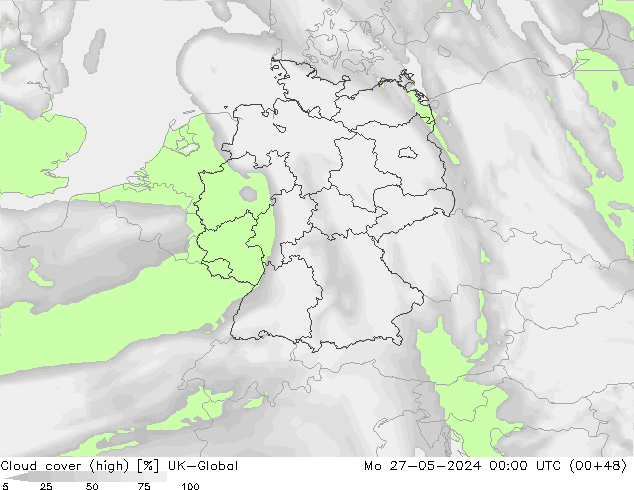 nuvens (high) UK-Global Seg 27.05.2024 00 UTC