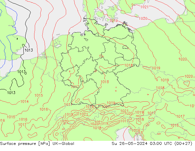 pressão do solo UK-Global Dom 26.05.2024 03 UTC