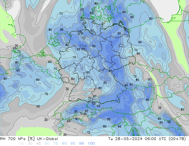 RV 700 hPa UK-Global di 28.05.2024 06 UTC