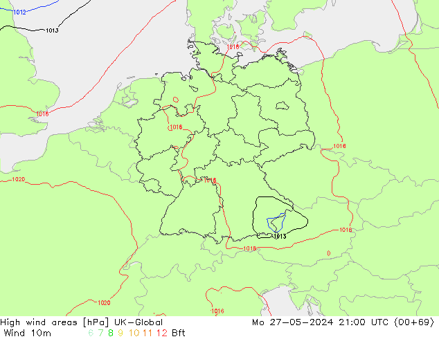 High wind areas UK-Global Seg 27.05.2024 21 UTC