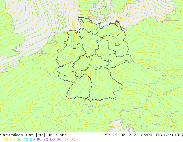 Línea de corriente 10m UK-Global mié 29.05.2024 06 UTC