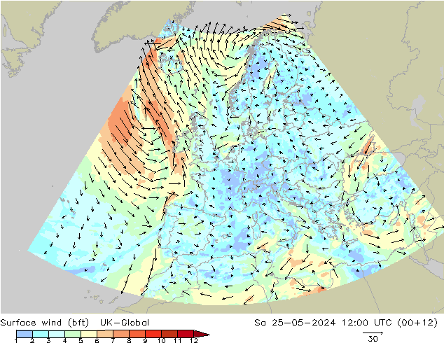 Bodenwind (bft) UK-Global Sa 25.05.2024 12 UTC