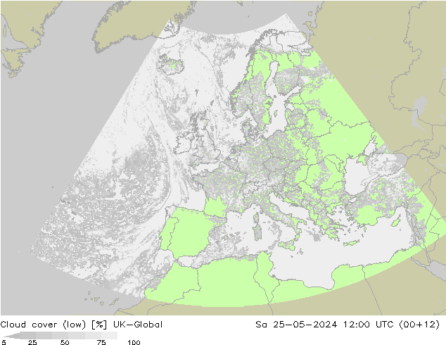 Wolken (tief) UK-Global Sa 25.05.2024 12 UTC