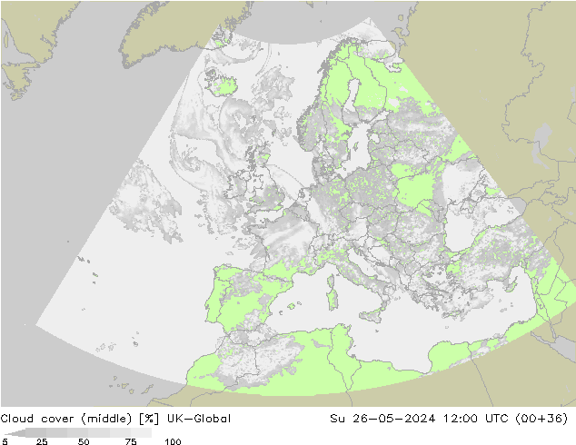 Wolken (mittel) UK-Global So 26.05.2024 12 UTC