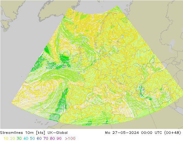 ветер 10m UK-Global пн 27.05.2024 00 UTC