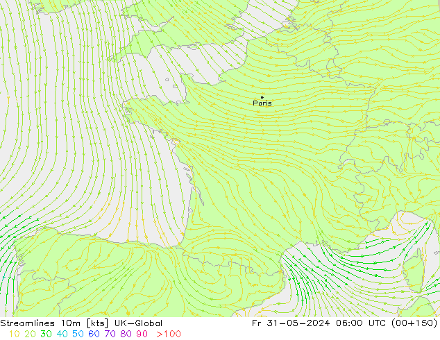 Streamlines 10m UK-Global Fr 31.05.2024 06 UTC