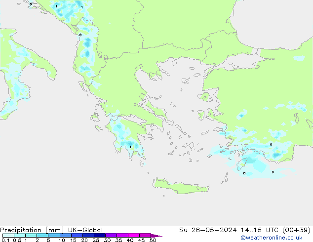 Neerslag UK-Global zo 26.05.2024 15 UTC