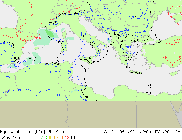 High wind areas UK-Global  01.06.2024 00 UTC