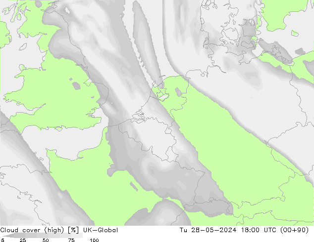 Bewolking (Hoog) UK-Global di 28.05.2024 18 UTC