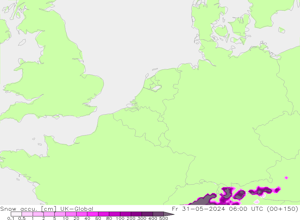 Snow accu. UK-Global ven 31.05.2024 06 UTC