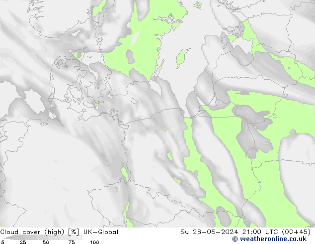 Wolken (hohe) UK-Global So 26.05.2024 21 UTC