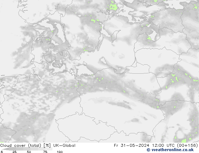 Bulutlar (toplam) UK-Global Cu 31.05.2024 12 UTC