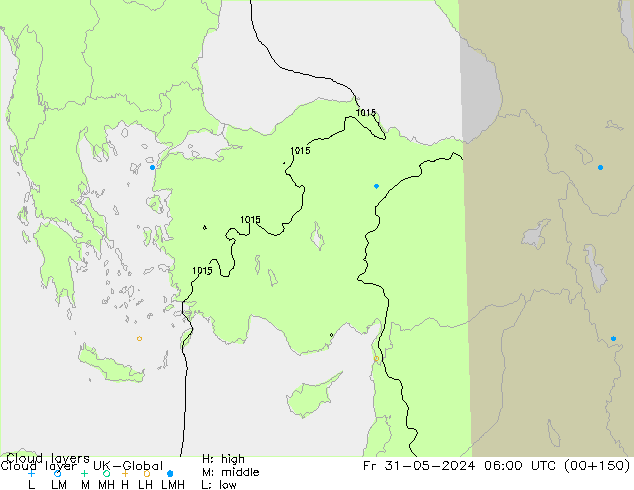 Cloud layer UK-Global vie 31.05.2024 06 UTC